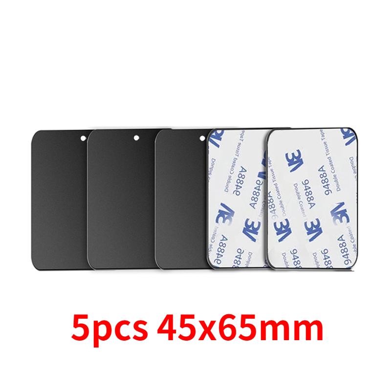 1-5PCS Magnetic Metal Plate For Car Phone Holder Universal Iron Sheet Disk Sticker Mount Mobile Phone Magnet Stand For IPhone