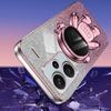 For Xiaomi Redmi Note 13 Pro+ 5G Phone Case Astronaut Kickstand Anti-shock Electroplated Cover