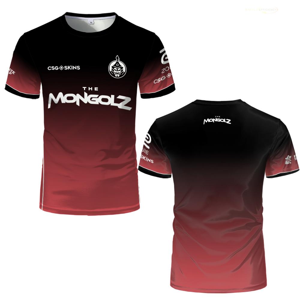 

CS2 The MongolZ Esports Club Jersey 910 TECHNO4K Mongolian Twin Stars Training Wear Men s And Women s Customizable Fan T-shirts S