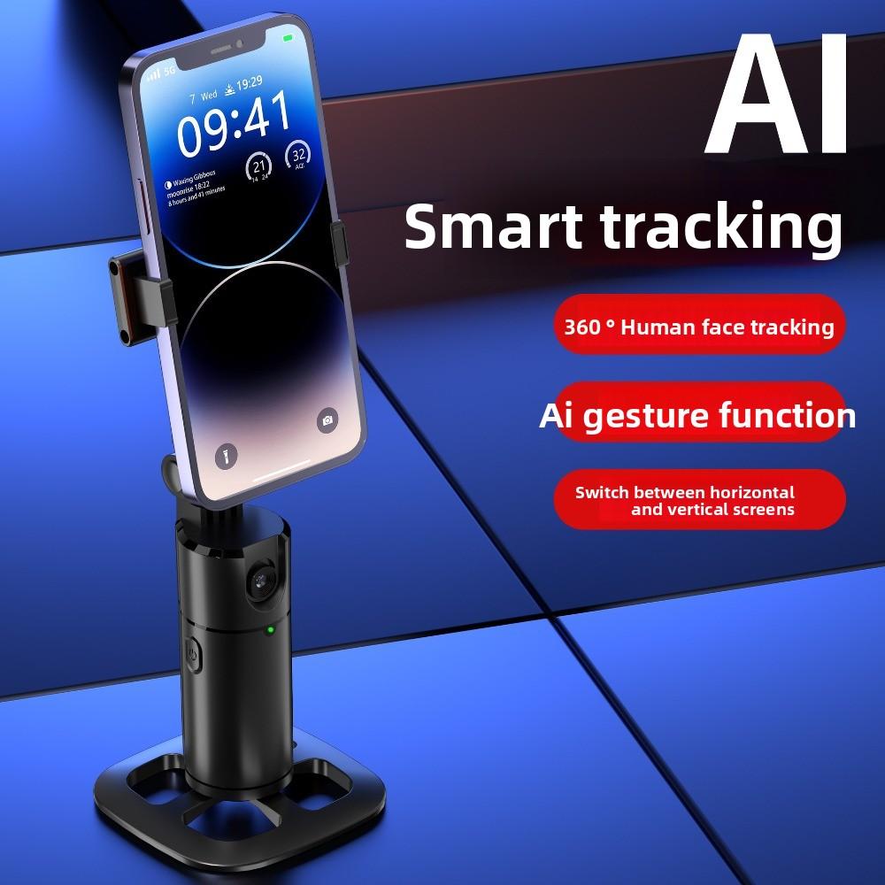 Auto Face Tracking Smartphone Gimbal Stabilizer 360° Rotating Facial Recognition Gimbal  Live Video