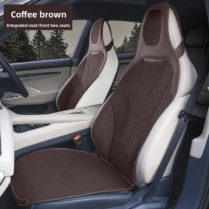 Coprisedile Auto Universale Quattro Stagioni Lino Traspirante Antiscivolo Coperture per Sedili Auto Copertura Protezione Sedili Auto Coperture