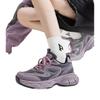 Lila Dad-Schuhe Damen 2025 Frühling und Herbst Studenten Vielseitige Casual Sneakers Sport Plateau Damenschuhe