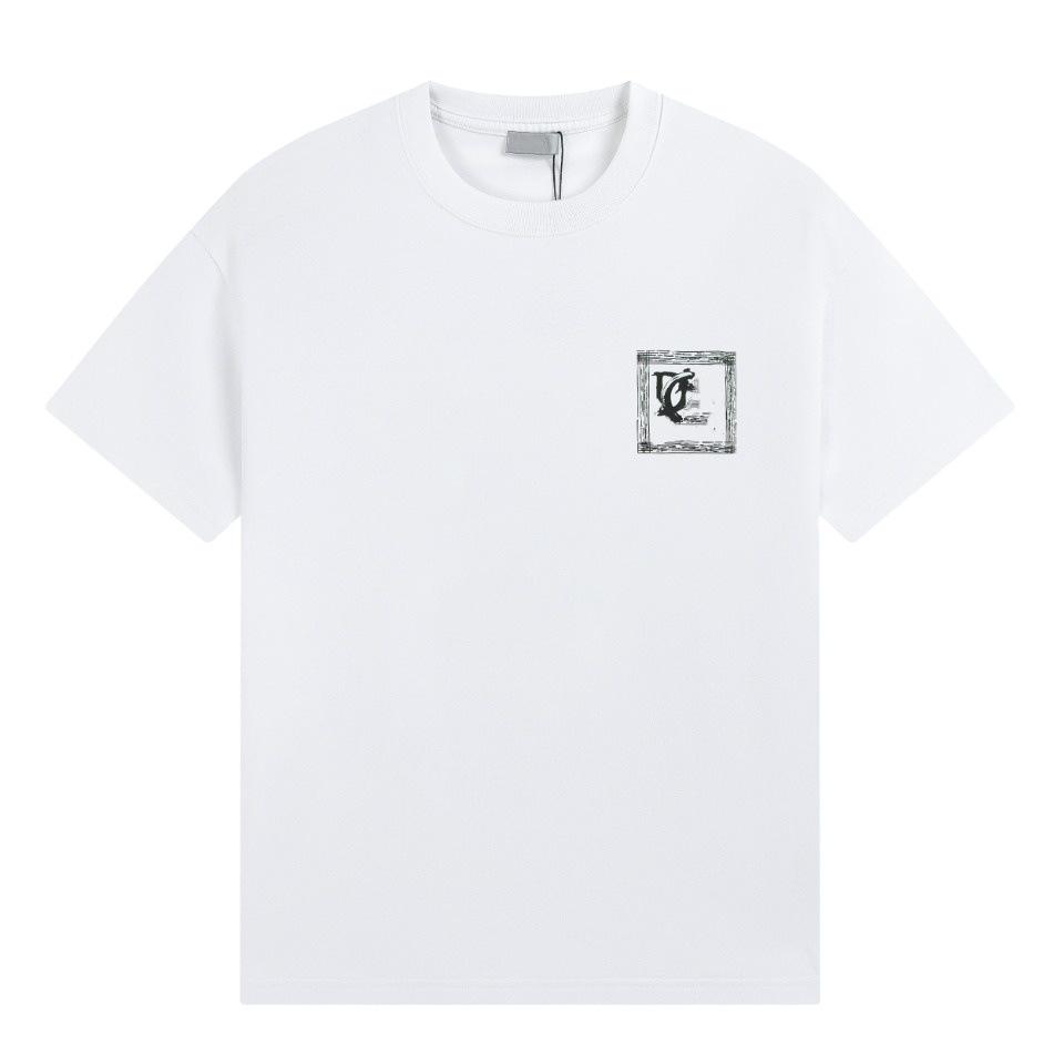 DO Home 2025 Summer Unisex Cotton Round Neck Printed T-Shirt