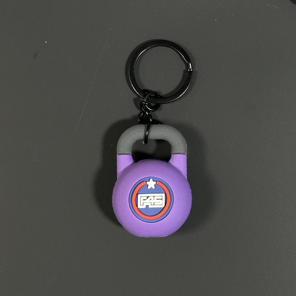 Fitness Series Gummi-Schlüsselanhänger: Hantel- & Kurzhantel-Anhänger für Geschenke