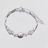Cool Pull Temperament Winter Snowflake Exquisite Light Luxury Niche Design Zircon High-End Jewelry Adjustment Fashion Bracelet