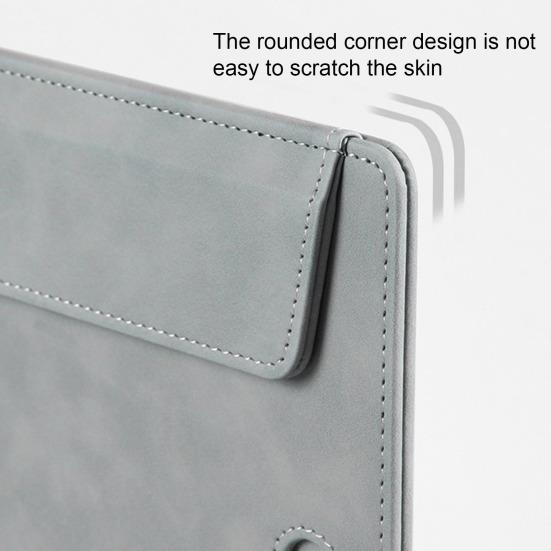 Faux Leather Hardboard with Magnetic Page Clip A4 Letter Size File Clipboard with Pen Holder Document Organizer Writing Pad