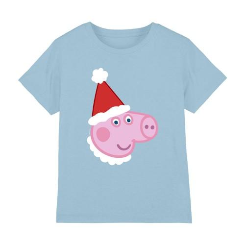 Peppa Pig Childrens/Kids George Pig Santa Hat T-Shirt