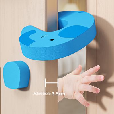 Yousheng Door Pinch Guard Cute Animal Designs Door Slam Stopper with Adhesive Shock Absorption Wall Protector Door Stopper for Baby