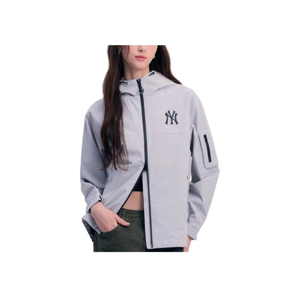 New MLB New York Yankees Jackets Man Light Gray 3AWJB0341-50GRL