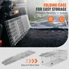 SucceBuy 24/31/42/50in Live Animal Cage Trap Folding Humane Cat Trap Galvanized Iron with Handle for Rabbit Squirrels Groundhogs