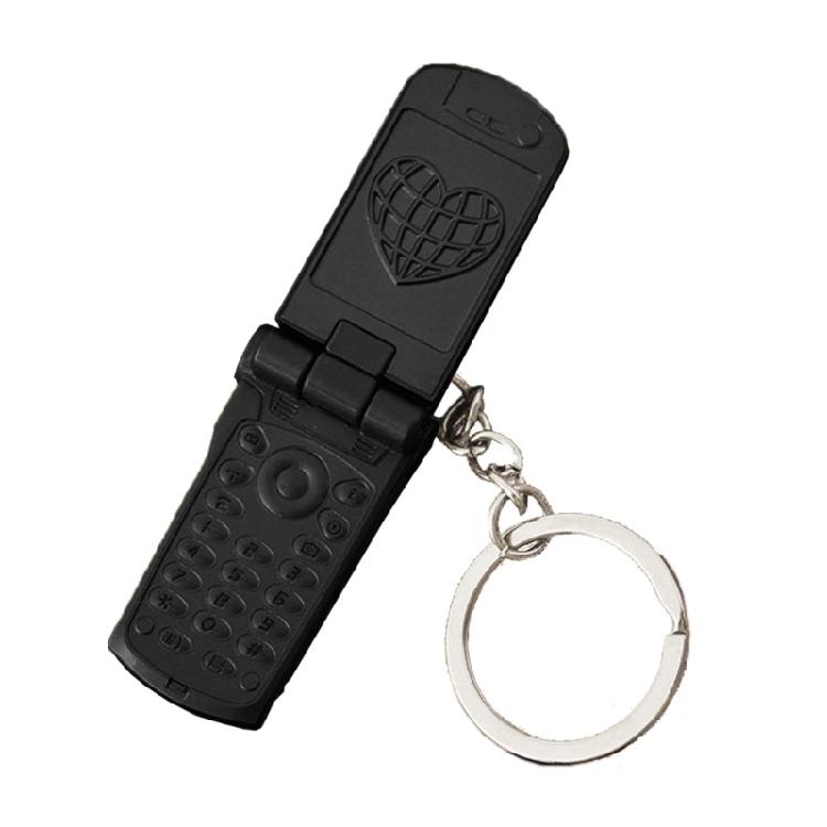 Mini Mobile Phone Shaped Charm Keychain Cute Sweet Harajuku Key Chain Decorations Unique Gift Creative Y2k Accessories