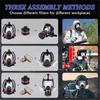 Gas Masks Survival Nuclear and Chemical,Gas Mask with 40mm Activated Carbon Filter,Full Face Respirator Mask with 6001 Filter