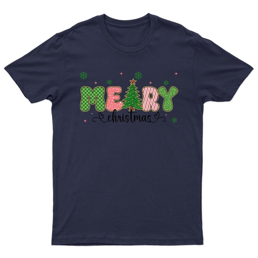 Merry Christmas Festive Holiday TShirt Unisex Gift Retro Funny Unisexs Vintage