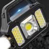 Zoomable Camping Work Light Waterproof Handheld  Flashlight Portable Solar Searchlight  Camping