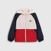 GAP Boys' Bear Logo Hooded Windbreaker Jacket