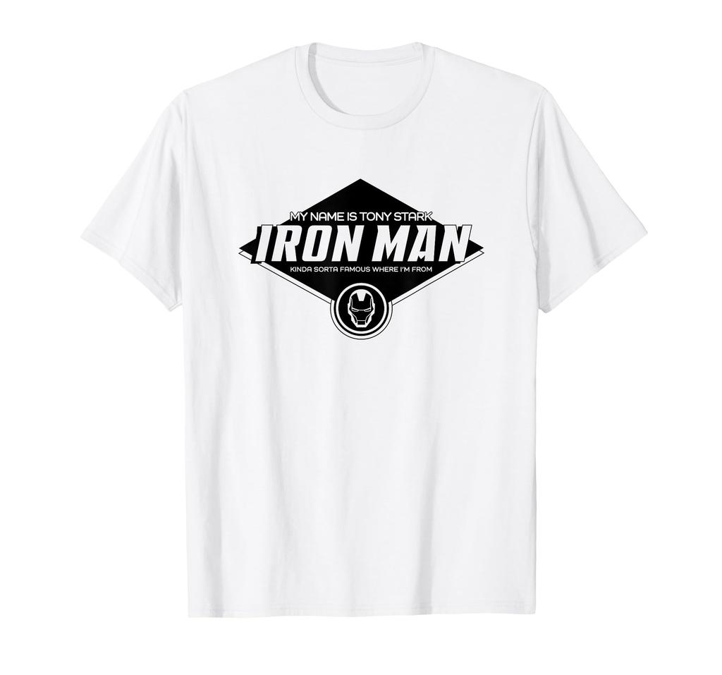 Marvel Iron Man My Name Is Tony Stark Kinda Sota Famous T-shirt