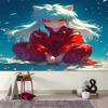 1pc Inuyasha Tapestry, Living Room, Bedroom, Office, Party Decor, Ideal Festive Gift