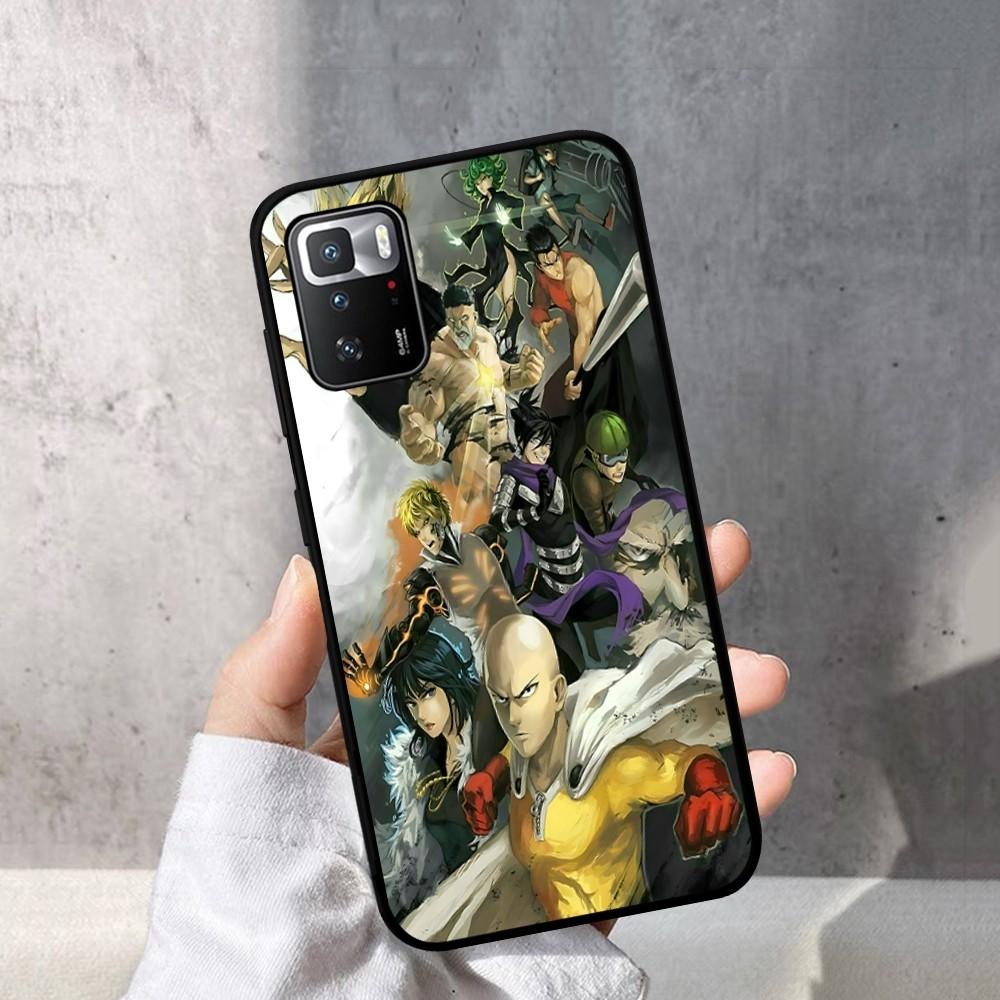 One Punch Man Phone Case For Redmi Note 4 X 5 A 6 7 8 T 9 9S 10 11 11S 11Epro Poco M3 Pro