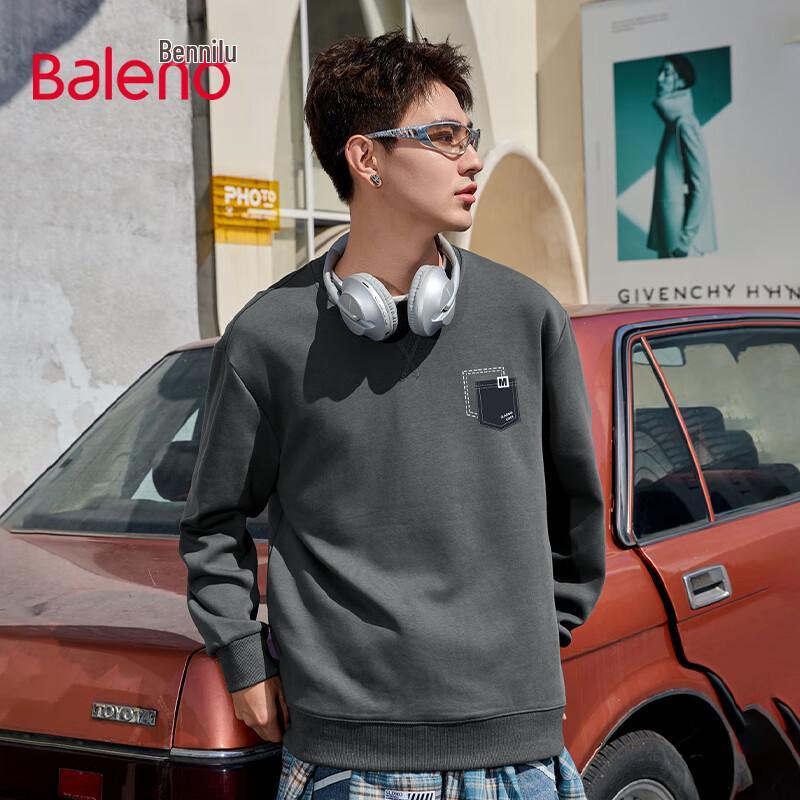 

Baleno Men s Printed Round Neck Sweatshirt