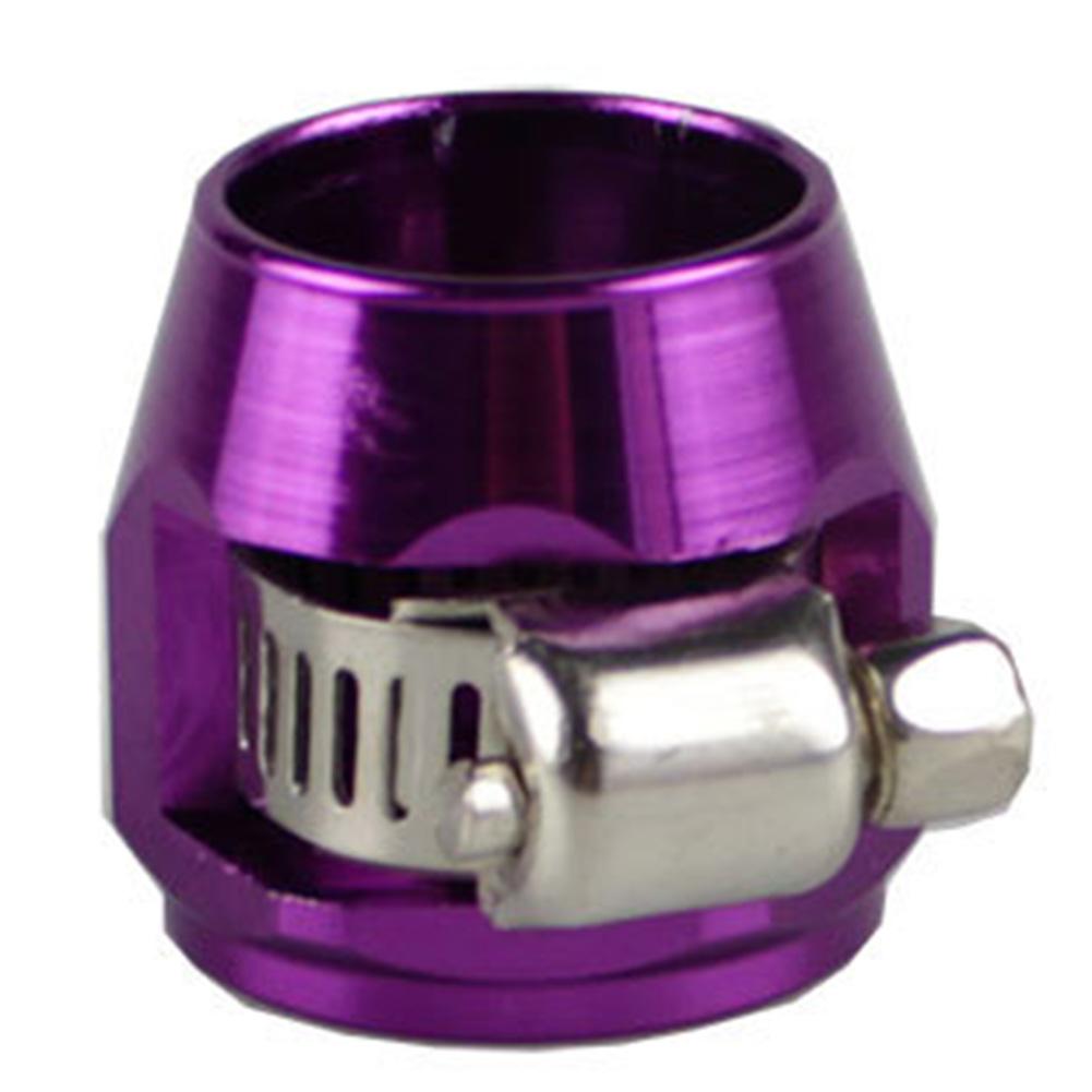 1pc Oil Finisher Clamps AN4 Fitting Fuel Pipe Clip Oil Water Tube Mesh Hose Clamps Connection Fittings