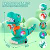 Dinosaur Toy Light Up Musical CrawlingTummy Time Montessori Sensory Interactive Electric Toys for Kids Birthday Gifts