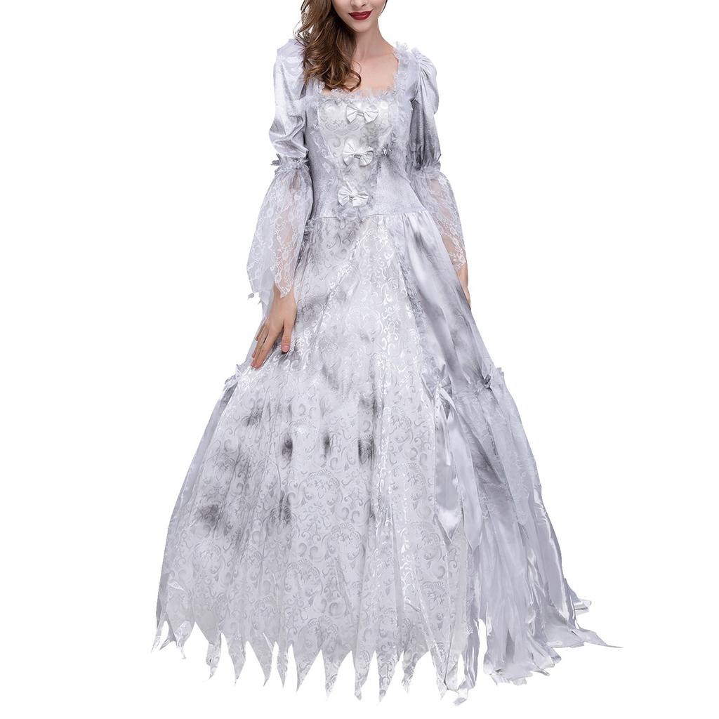 Women's Halloween Costumes Cos Sexy Long Skirt Dress Costume