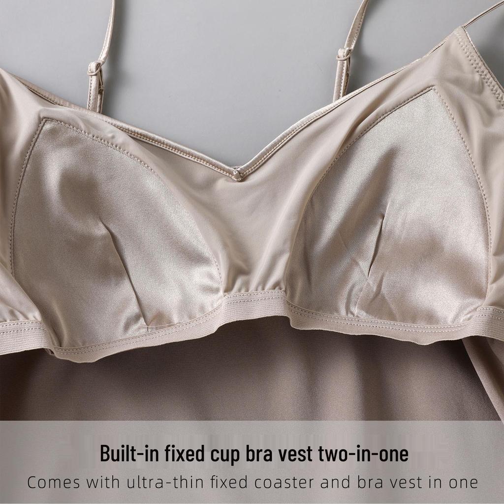 Premium Mulberry Silk Camisole: Lustrous, Comfortable, Breathable, No Bra Needed