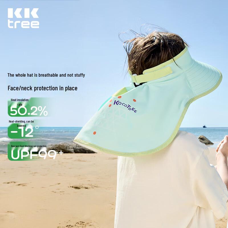 Kocotreekk Kids  Open-Top UV Sun Hat with Neck Flap XL
