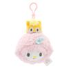 Sanrio Kawaii Pink Piano Sheep Plush Doll Keychain Coin Purse Sweet Girl Cute Backpack Pendant Keyring Decoration Holiday Gifts