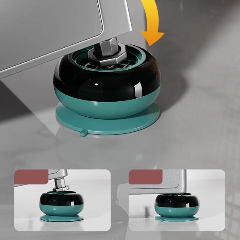 4Pcs Washing Machine Vibration Pads Anti Vibration Washing Machine Support Feet Stabilizer Washing Machine Base Foot Pads
