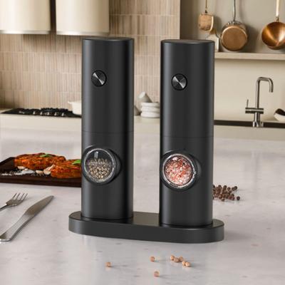 Electric Salt And Pepper Grinder Battery Powered Coarseness Mill Automatic Salt Mill