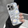 Premium blue rose for iPhone17promax Apple 16 laser phone case 14/13 large hole 15