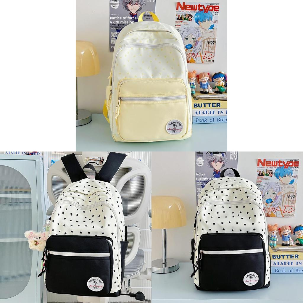 Geometric Pattern Nylon Backpack For School And Travel With Design For Teens And Adults