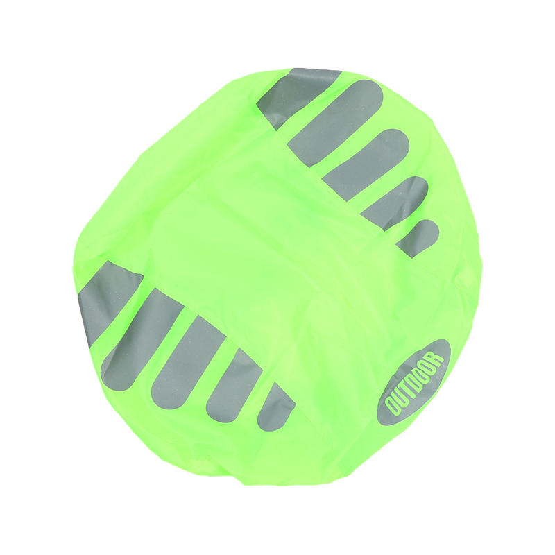 1 Pcs Bike Helmet Rain Cover With Reflective Polyester Strip Waterproof Windproof Covers High Visibility Cycling Ride Gear