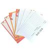 50 szt. Kolorowe karty indeksowe do przepisów Dwustronne karty do przepisów z liniami na wesela, wieczór panieński, upominek na przyjęcie bożonarodzeniowe