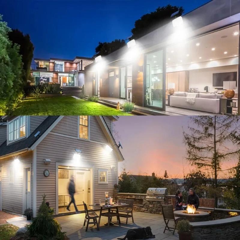 High Efficiency Solar Outdoor Lamp Featuring 234 LEDs Motion Sensor Technology 3 Operating Modes IP65 Waterproof Garden Light