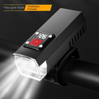 Intelligent Digital  Bicycle Light Digital Bike Lamp Night Cycling Light Taillight Light  Outdoor