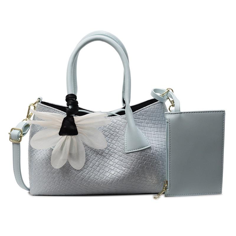 

Spring and summer new fashion trend woven shoulder handbag bag large capacity vegetable basket women s bag messenger bag one size fits all синий