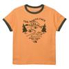 Latch Pile Ringer Bright 100 S/S Tee, Cantaloupe,