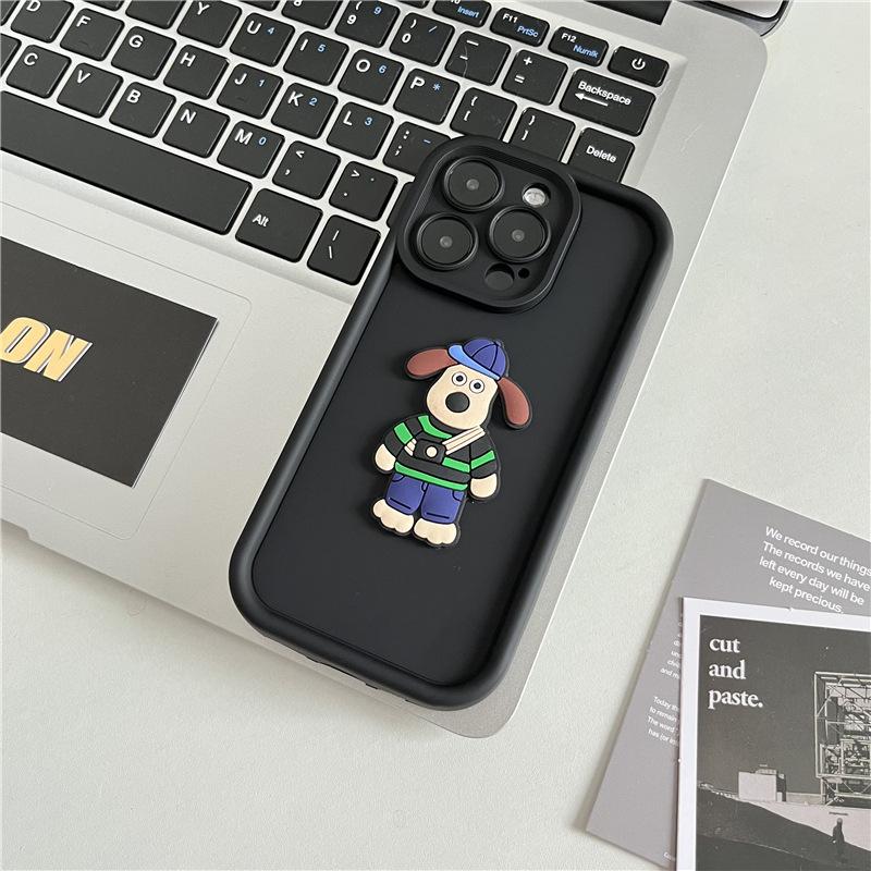 Applicable to iPhone17 mobile phone case cartoon new Apple 16promax cute doll 15 three-dimensional funny creativity