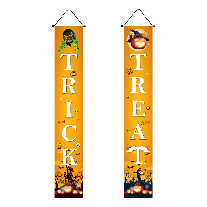 Mexický Den mrtvých Párty Dekorace Kupé Strašidelná Lebka Den Závěsná Vlajka Kupé Halloweenské Kupé Halloweenská Dekorace