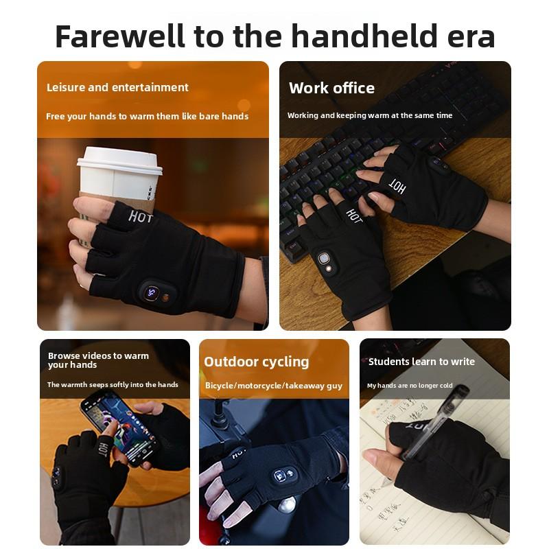 Electric Heating Gloves Ski Cold Gloves Lithium Battery Touch Screen Heating Gloves Outdoor Riding