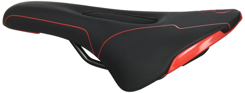 Bicycle Saddle 2 280mm X 145mm [Sera Royal] R.e.med Black/Red