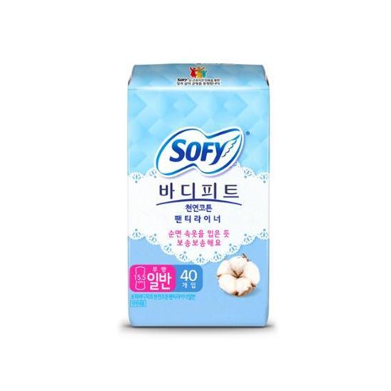 

Sofy Body Fit Natural Cotton Liner Regular Unscented 40 Pieces
