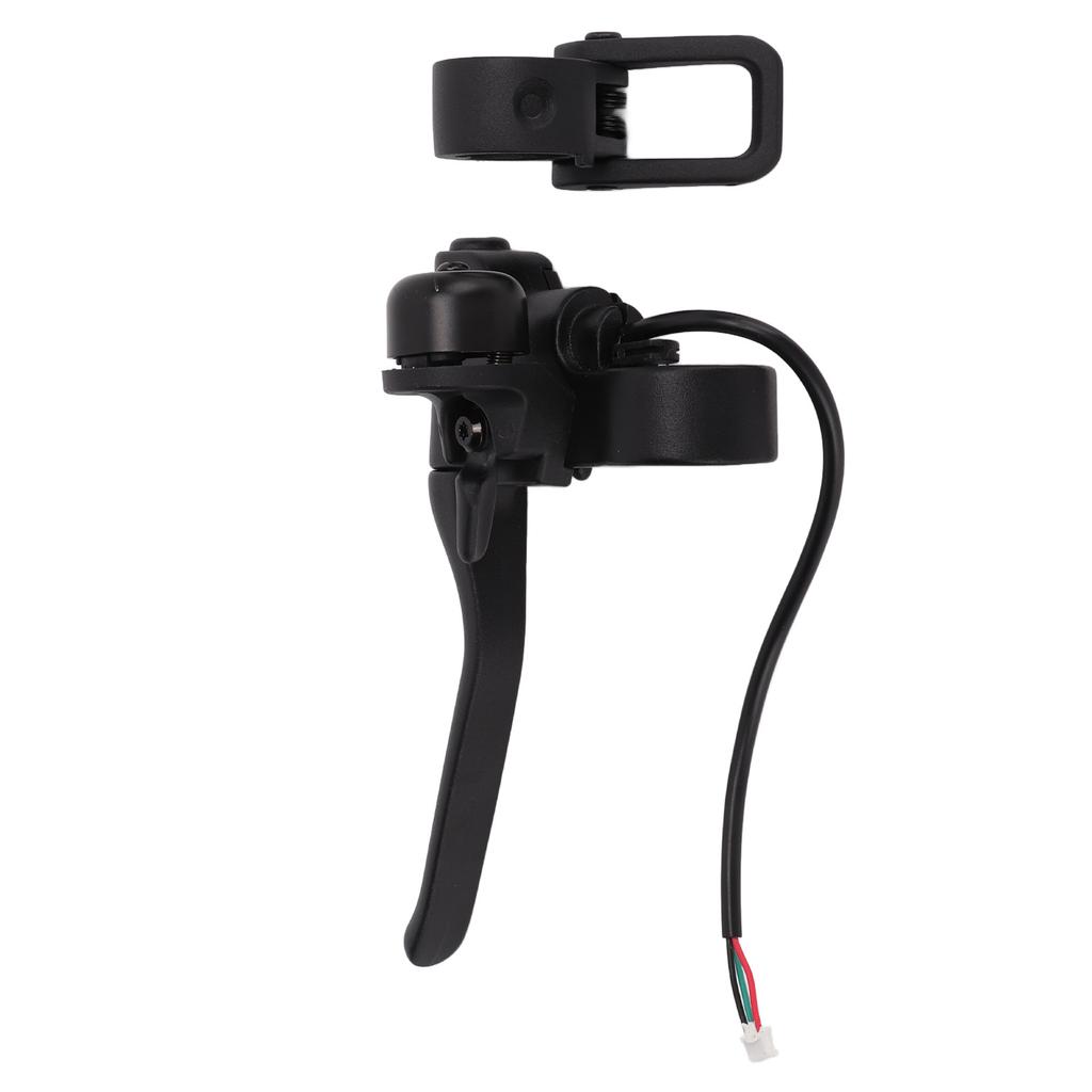 Scooter Brake Lever Black Aluminum Alloy Scooter Handbrake with Bell Folding Buckle for Xiaomi M365 1S PRO PRO2