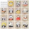 3Pcs Cute Cartoon Paper Hand Fan Creative Decorative Handheld Fans Panda Hand Fan  Home Decoration