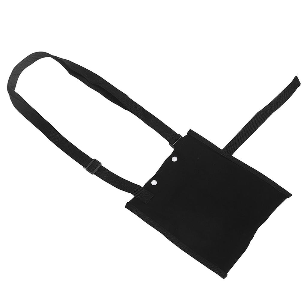 Urine Shoulder Bag Single Pocket Urine Drainage Shoulder Bag Cover with Adjusted Strap Black