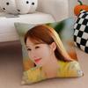 Actor Sweet YYoo Inna Cushion Cover Throw Pillow Cover Hidden Button Durable Polyester Chair Cushion