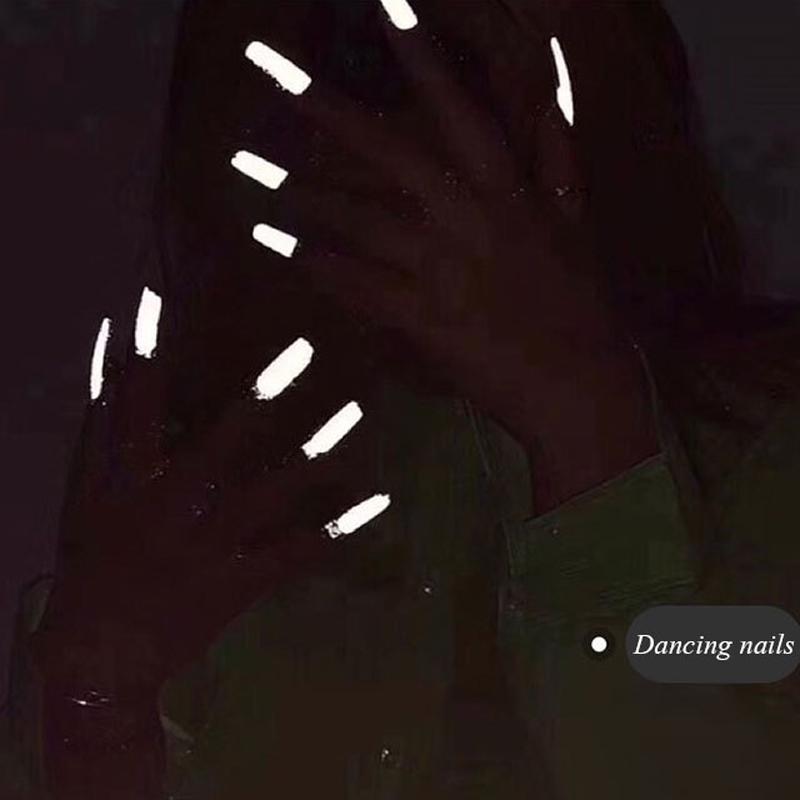 1PC DIY Nail Art Decoration Luminous Reflective Nail Powder Nail Flash Powder Fashion Super Bright