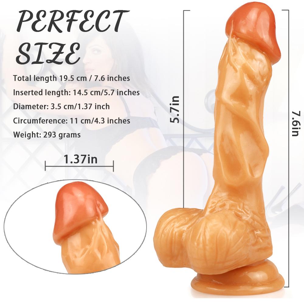 MoDi Dildo Sugekopp Dildo KvinneLeker For Kvinner Mann Gay Sex Tool